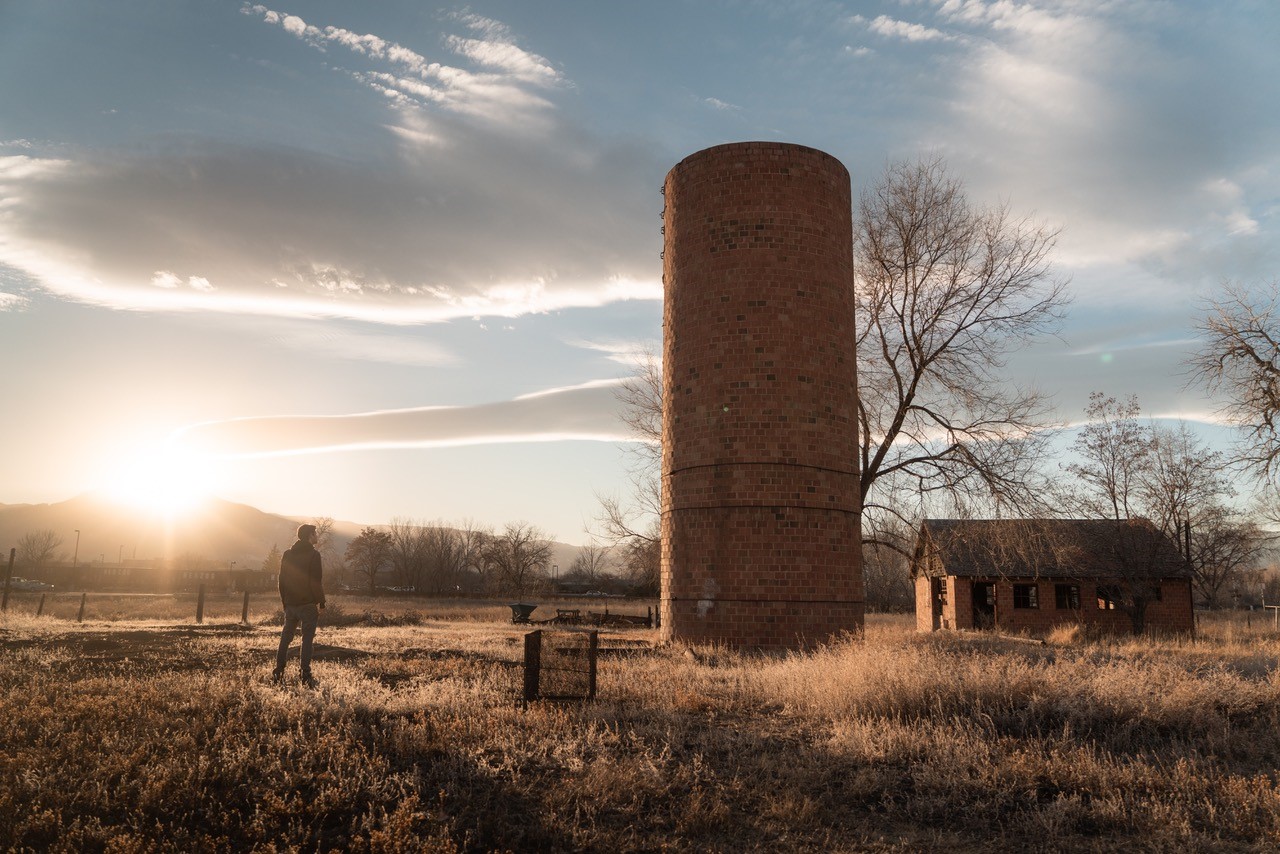 Rural farm scene