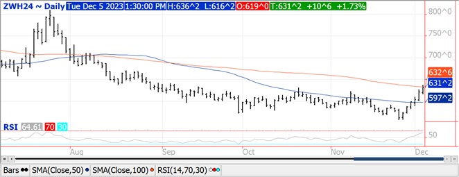 QST Wheat Chart for 12.5.23